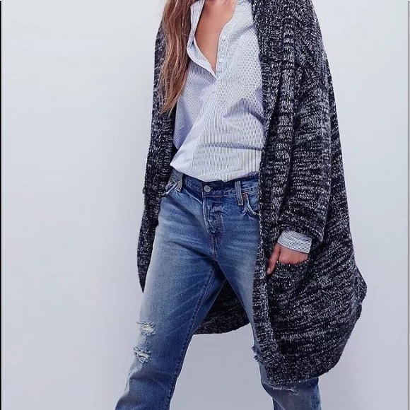 Free People Eyes On You Cardigan cardi hoodi SZ S - Picture 3 of 3